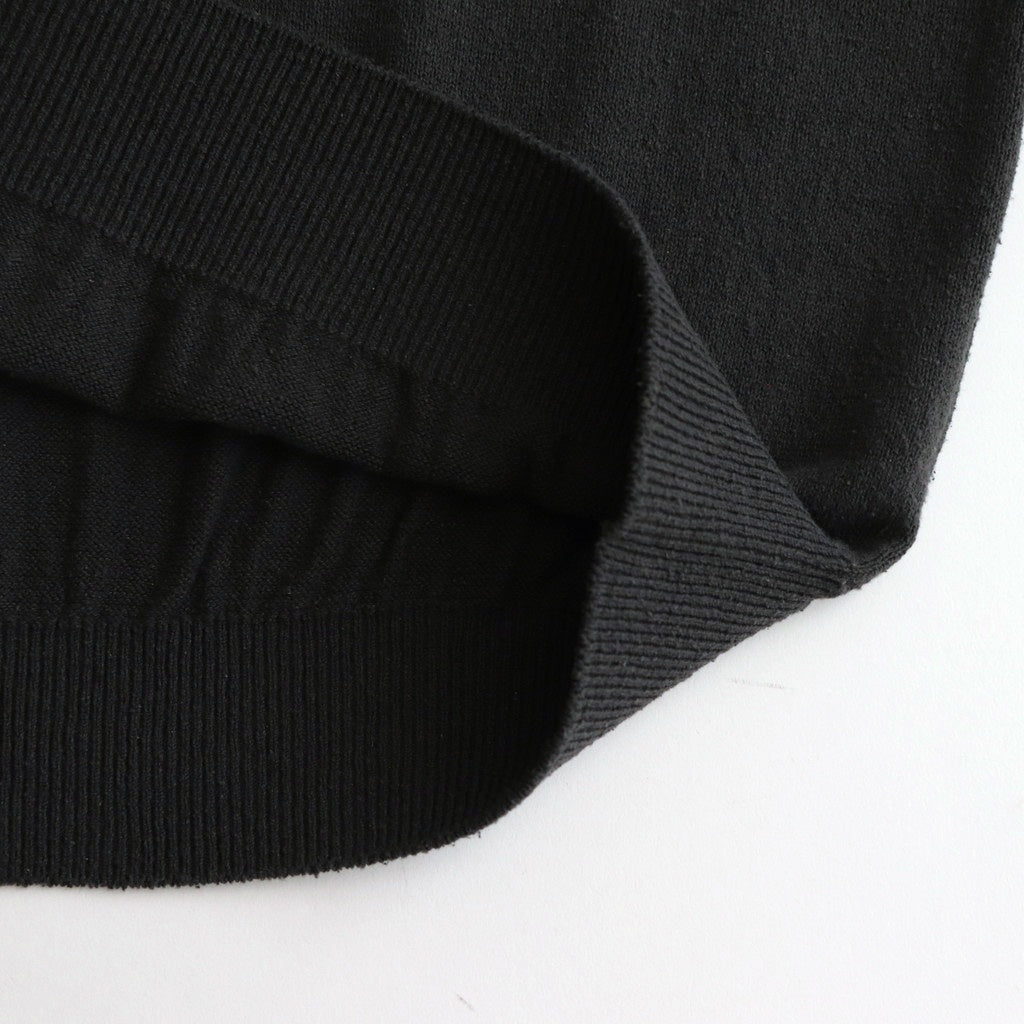 SILK POLO SKIPPER #CHARCOAL [BN-25SM-037]