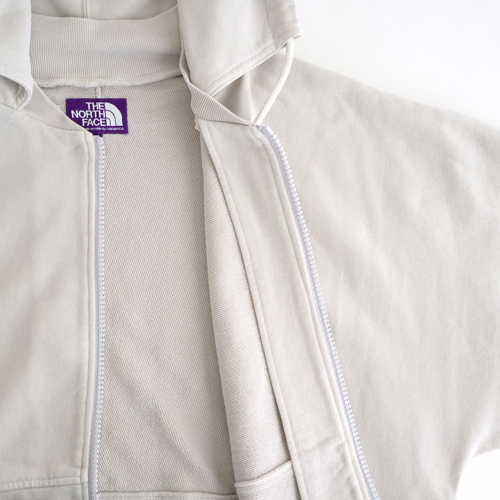 11oz Zip Up Hoodie #Stone [N25FH046]