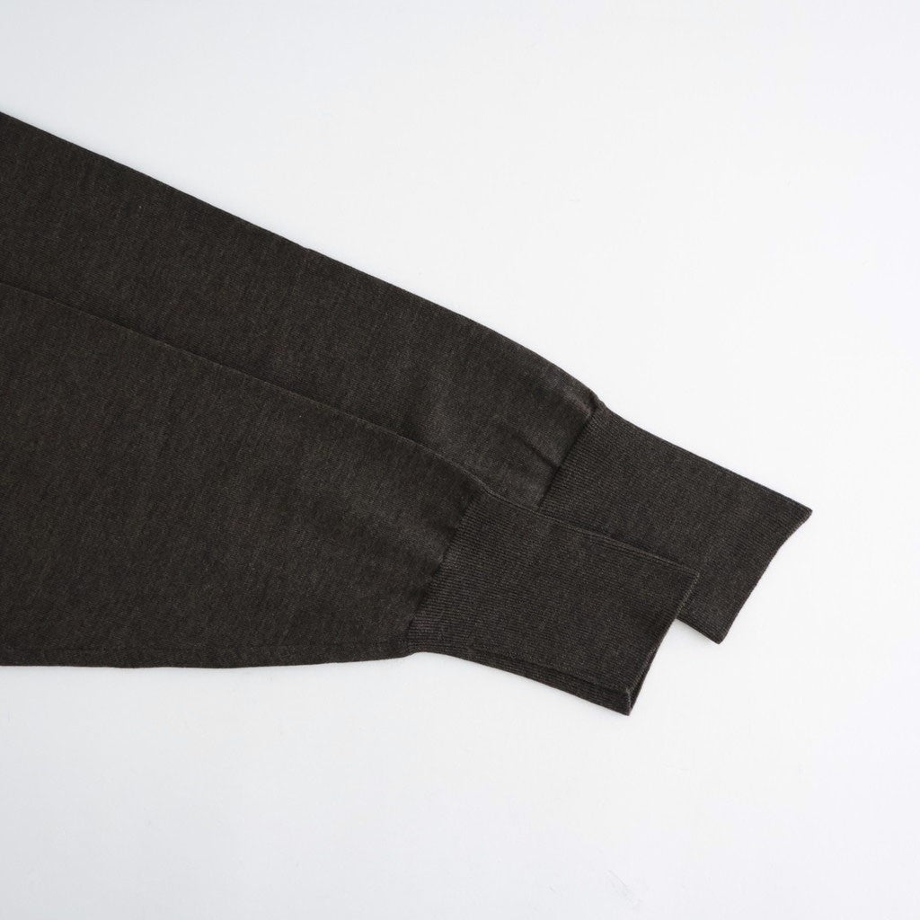 BABY WOOL V NECK #BROWN [BN-26FM-041]