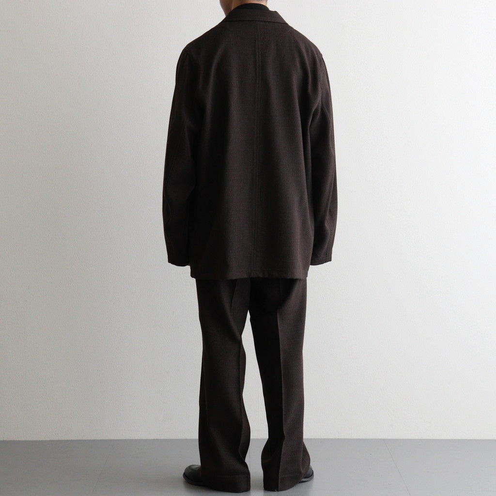 STROLL AROUND JACKET #BROWN BIRD’S-EYE [M26C10JK01C]