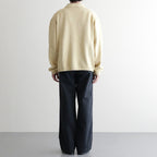 Cotton Fancy Yarn Crochet Collar Knit Jacket #Custard [NEP-SS2628]