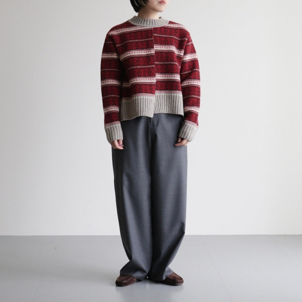 Nordic Crewneck #Red Mix [NEP-AW2525W]