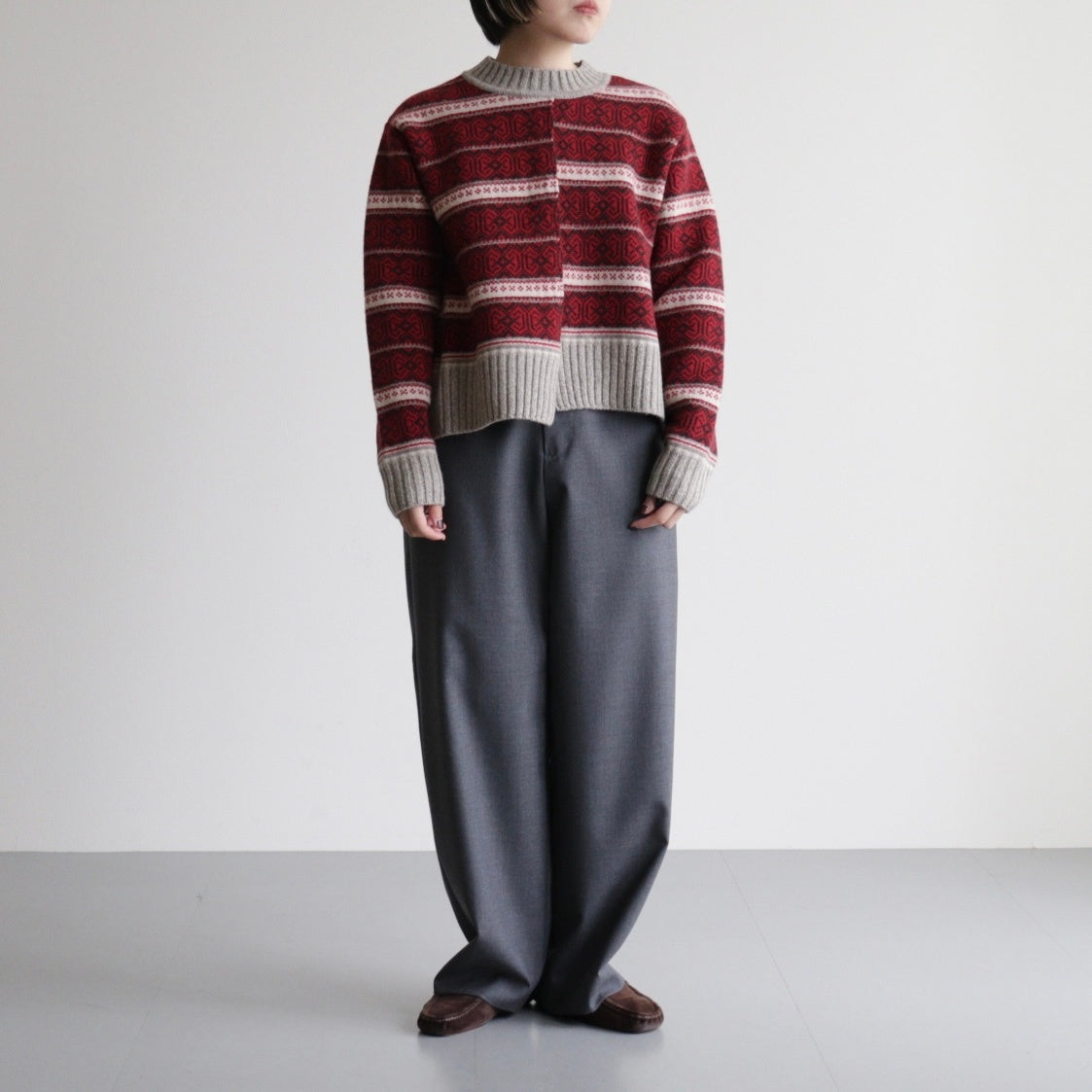 Nordic Crewneck #Red Mix [NEP-AW2525W]