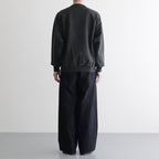 TRIPLE PLEATED WIDE TROUSERS #NAVY [A26A93PT03C]