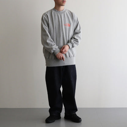 11oz Crewneck Graphic Sweatshirt #Mix Gray [N24FH032]