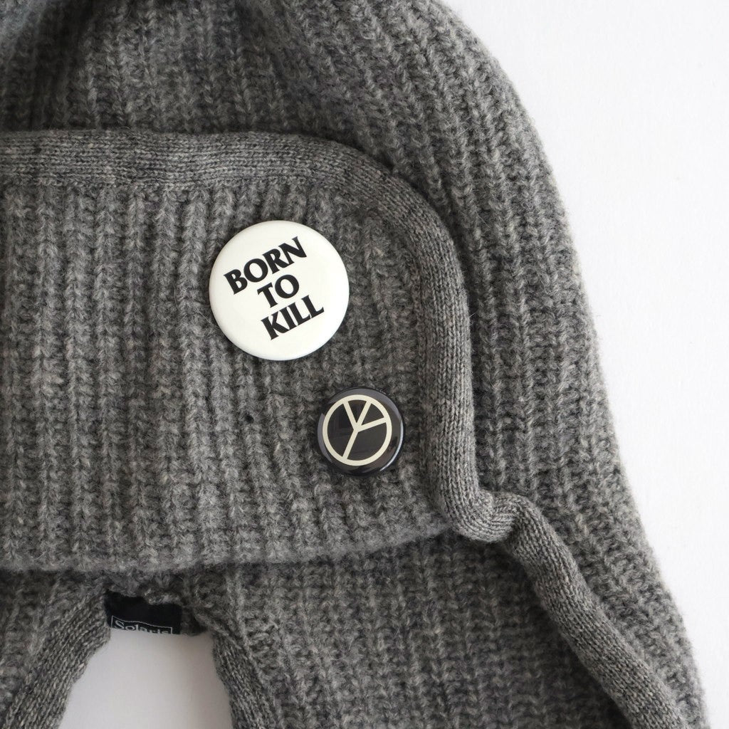 KNIT FLIGHT CAP - UNRULYBOY #GRAY [X01015]