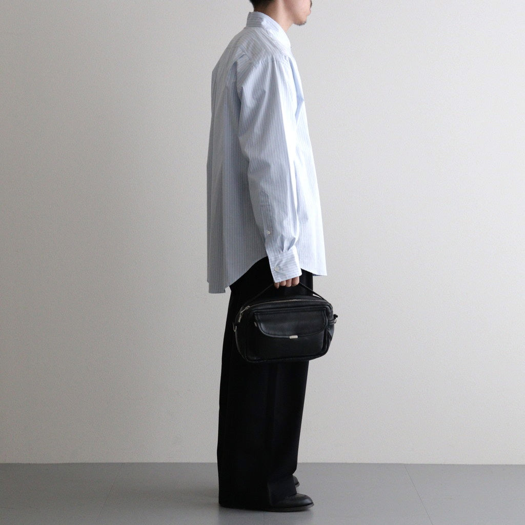 SQUARE SHOULDER BAG #BLACK [BG-45-COW-5]