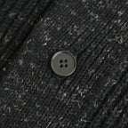 BLENDED KEMPI WOOL RAPEL CARDY #ONYX [252OJ-KN03]