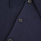 CARIBBEAN SEAISLAND COTTON POLO SHORT SLEEVE #NAVY [BN-26SM-064]
