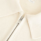 Co/Silk Nep Harf-Zip P/O #Ivory [BHS25S037S26]