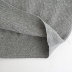 CASHMERE FOX CREW NECK #GRAY [BN-25FM-053]