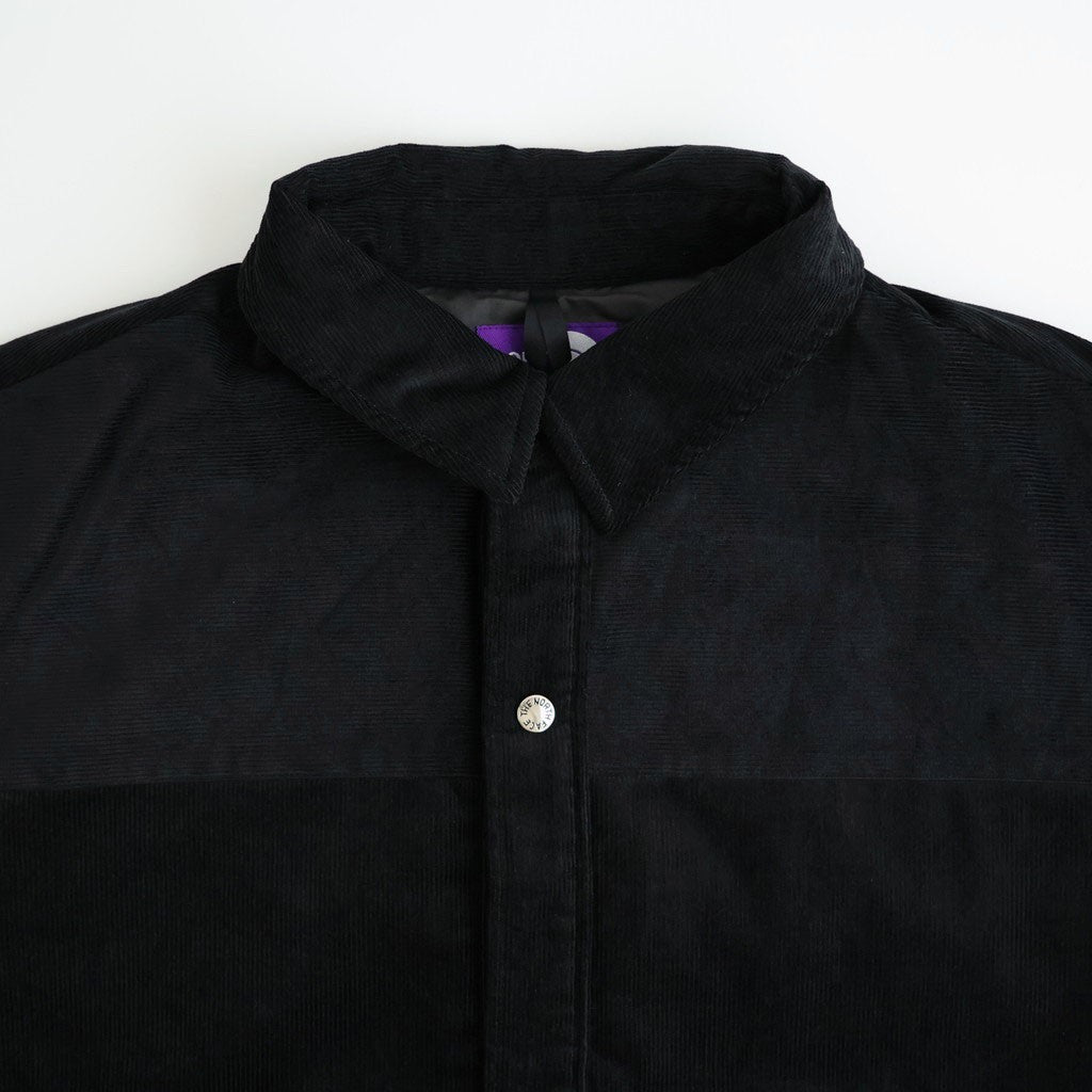 Corduroy Field Insulation Shirt Jacket #Black [N26FA051]
