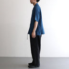 Nylon Taffeta Field S/S Shirt #Teal Blue [N25SG055]