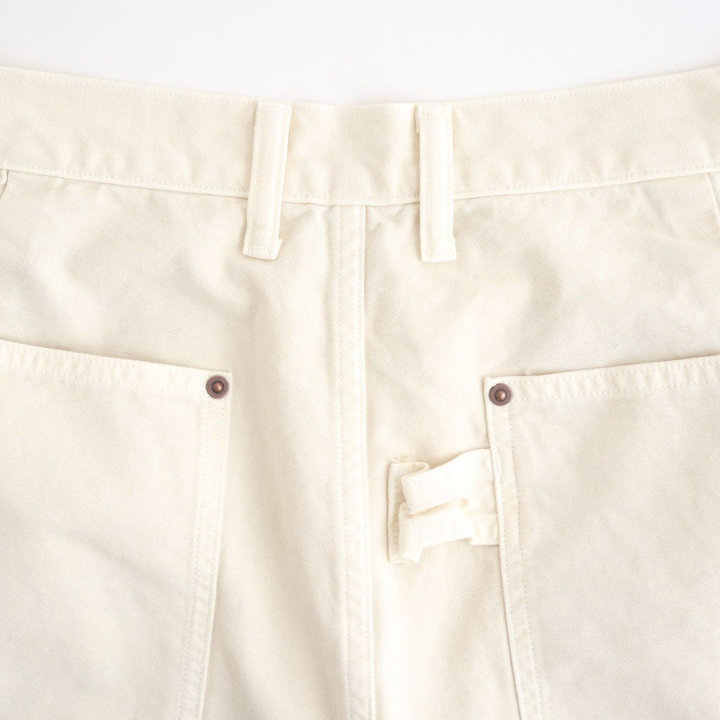 DUCK CLOTH DOUBLE KNEE PAINTER #IVORY(FADED) [PMAW-PT06]