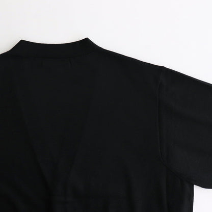 Wool Cashmere Silk Knit Cardigan #Black [BHS24F022]