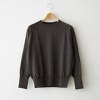 BABY WOOL CREW NECK #BROWN [BN-26FL-021]