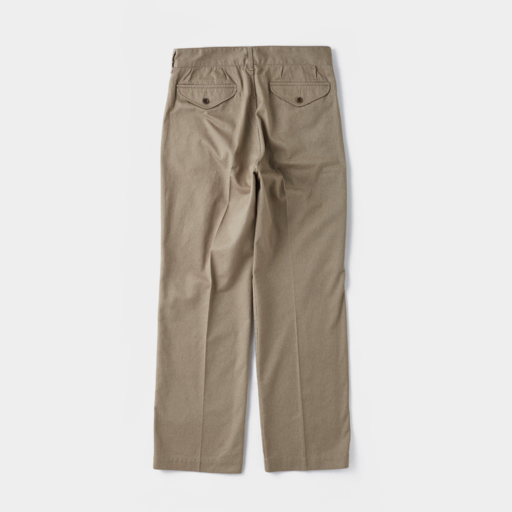 PLEATED WAIST MONTY TROUSER #DUNE [241OJ-PT18]