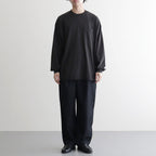 OOAL L/S Pocket Tee #Charcoal [S26ST015]