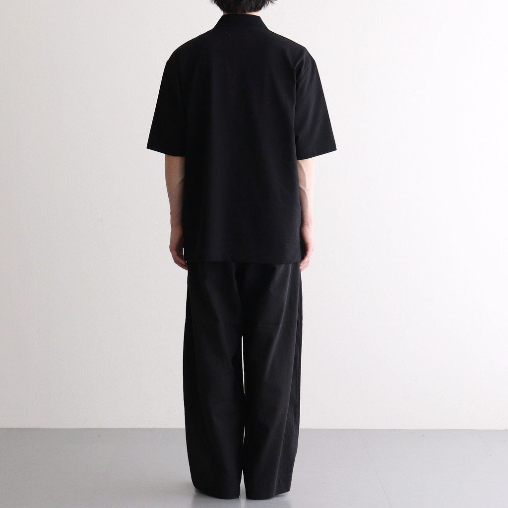 ONE BUTTON TEE S/S #BLACK [M26A14CS02B]