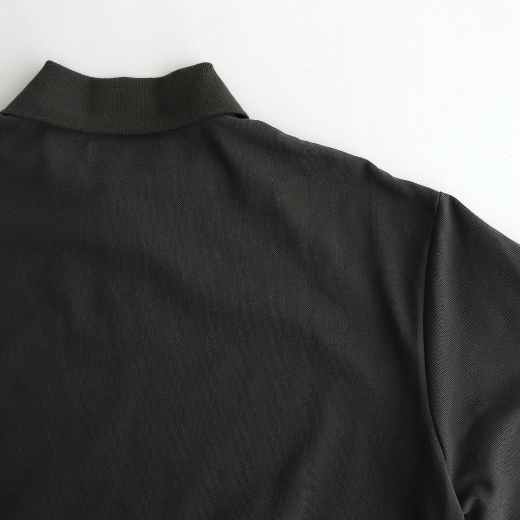 ONE BUTTON POLO S/S TEE #M.GRAY [M25A15CS02B]