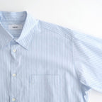 REGULAR COLLAR SHIRT #SAXE STRIPE [M26A05SH01C]