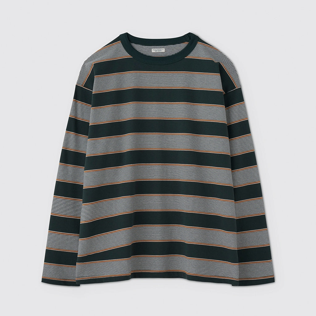 BORDER LS TOP #FOREST x S,BROWN [PMAV-CL06]