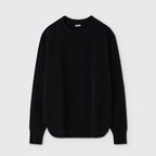 HEAVY WAFFLE TOP #INK BLACK [PMAU-CL01]