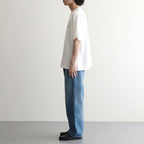 b Patch Tee WIDE #White×Red [bROOTS25S34S26C]