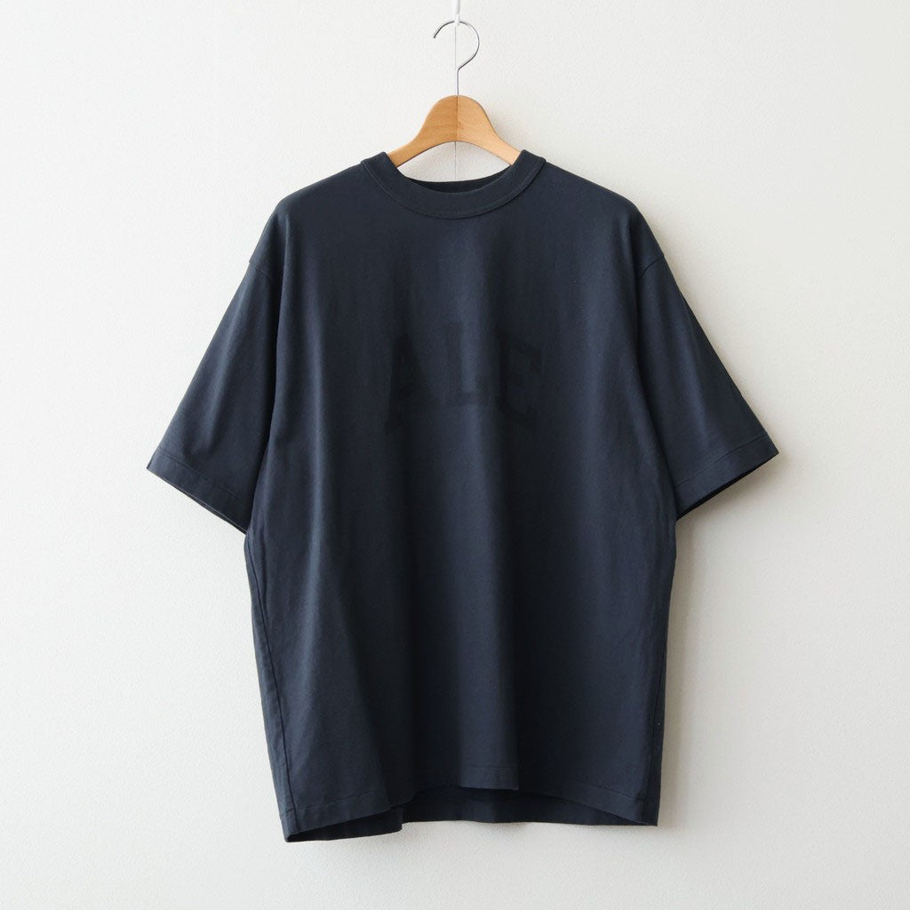 ALE-Y 88/12 Print Tee WIDE #NightBlack×Black-PT [bROOTS25S36S26A]
