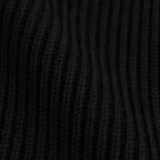 SOLID WOOL RIB CREW NECK #BLACK [BN-24FM-042]