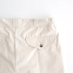 FRONT TUCK ARMY TROUSER #NATURAL [252OJ-PT07]