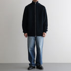 SIGNATURE DRIVERS KNIT #DARK GREEN×NAVY [BN-25FM-040]