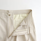 ALPHADRY Double Pleats Shorts #Dry Sand [S25SD052]