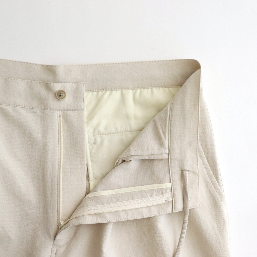 ALPHADRY Double Pleats Shorts #Dry Sand [S25SD052]