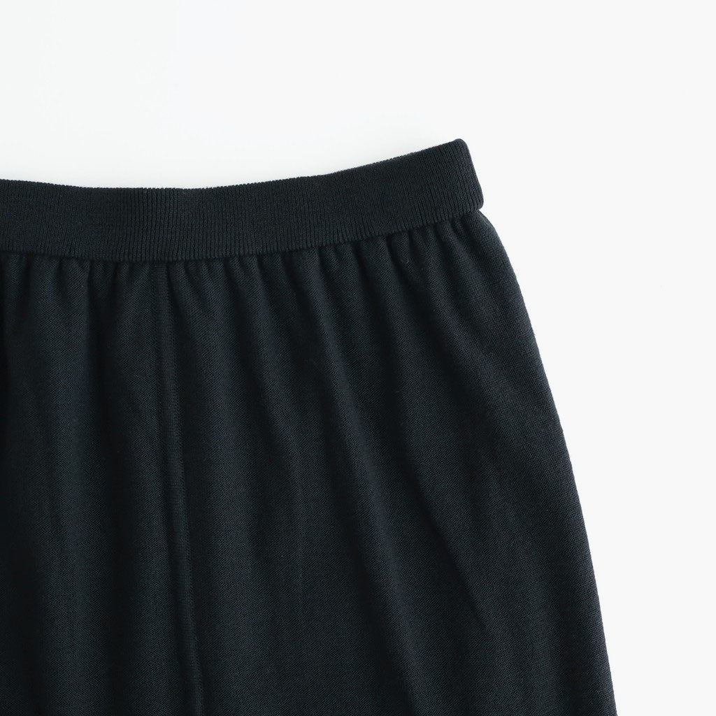 Cotton Linen Poly Pencel Skirt #Black [NEP-SS2632]