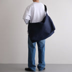 CORDURA ECOMADE CANVAS SHOULDER BAG L #NAVY [16552 71418]