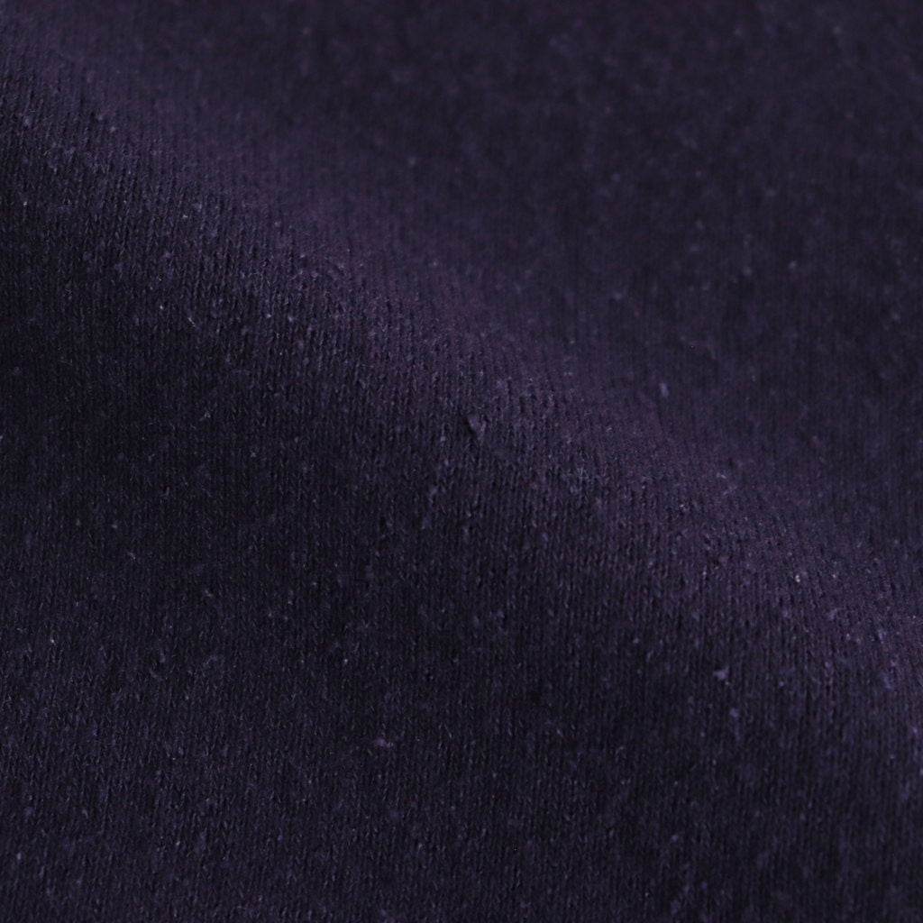 Co/Silk Nep Harf-Zip Shirt #DarkPurple [BHS25S037]