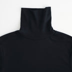 Wool Rib Turtle Neck #Black [BHSW24F12F26]