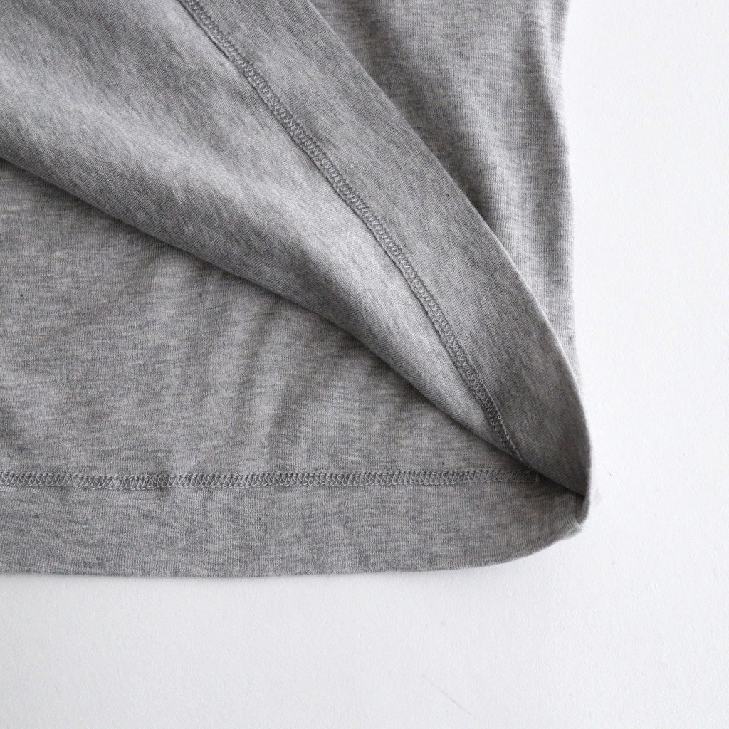 Giza Cotton Fraise Stitch Suleeveless #TOP Gray [NEP-SS2621]