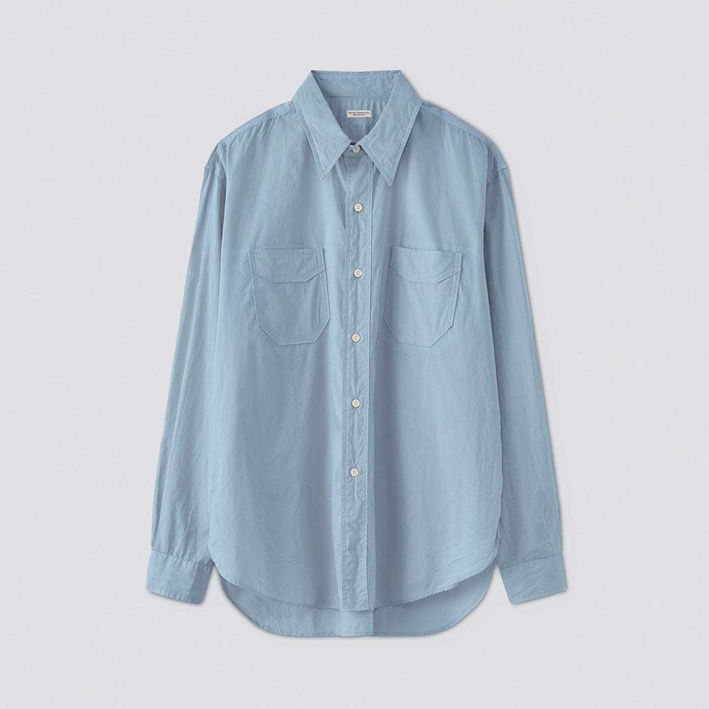 C/L LS WORK SHIRT #CHINA BLUE [PMAV-LS05]