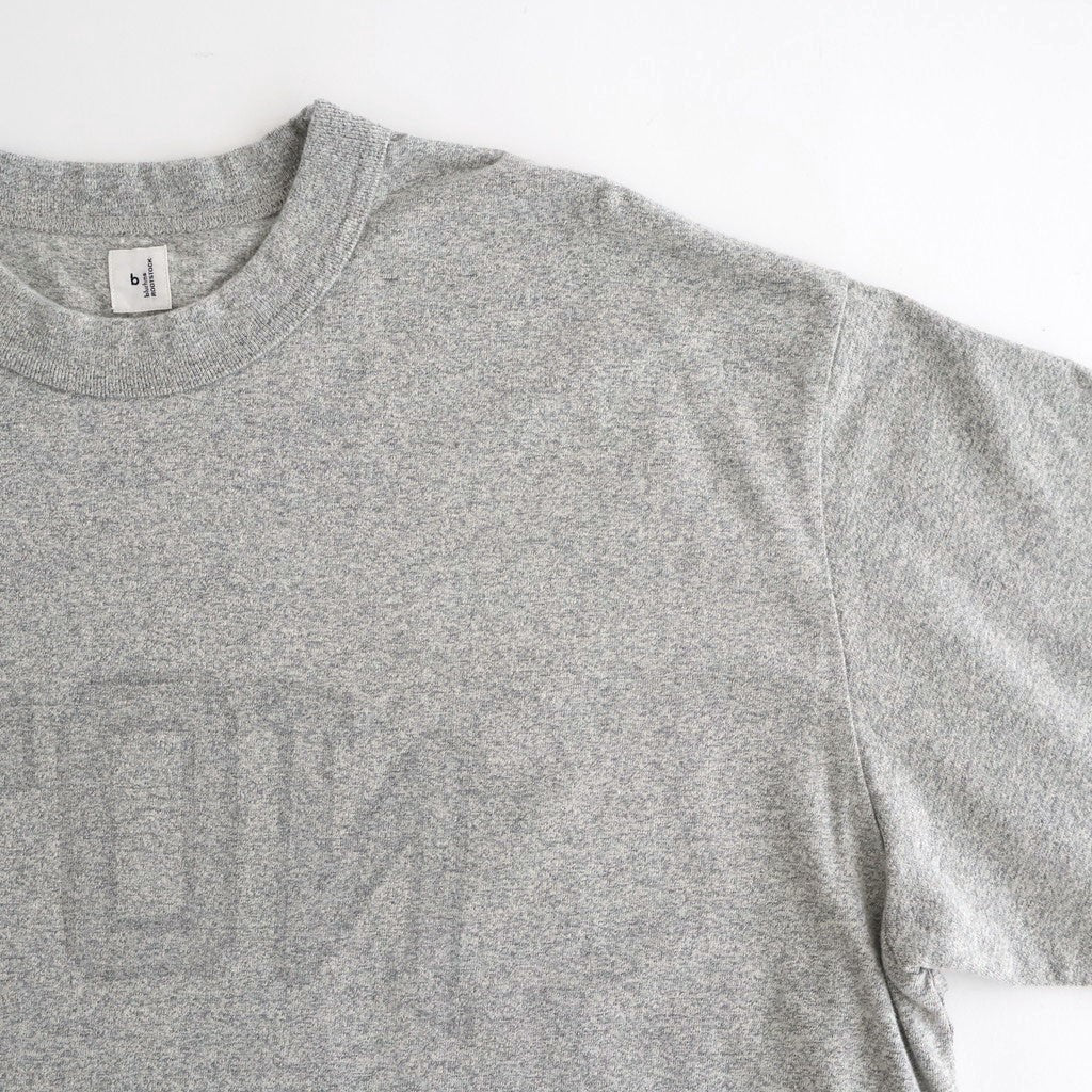 NOT-PRINCE 88/12 Print Tee WIDE #HeatherGrey×Fade/Grey-PT [bROOTS25S36S26B]