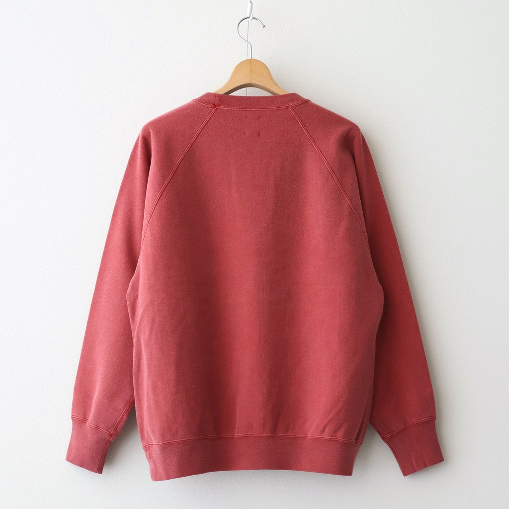 FADE COLOR JUMBERCA URAKE CREW NECK #FADE RED [BN-25FM-033]