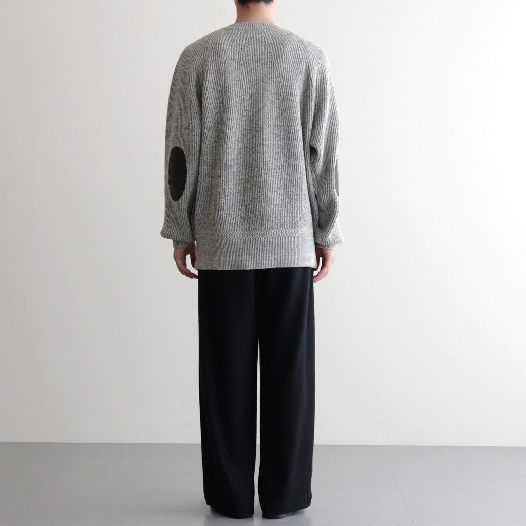 BLENDED KEMPI CREW-NECK SWEATER #PEWTER [252OJ-KN01]