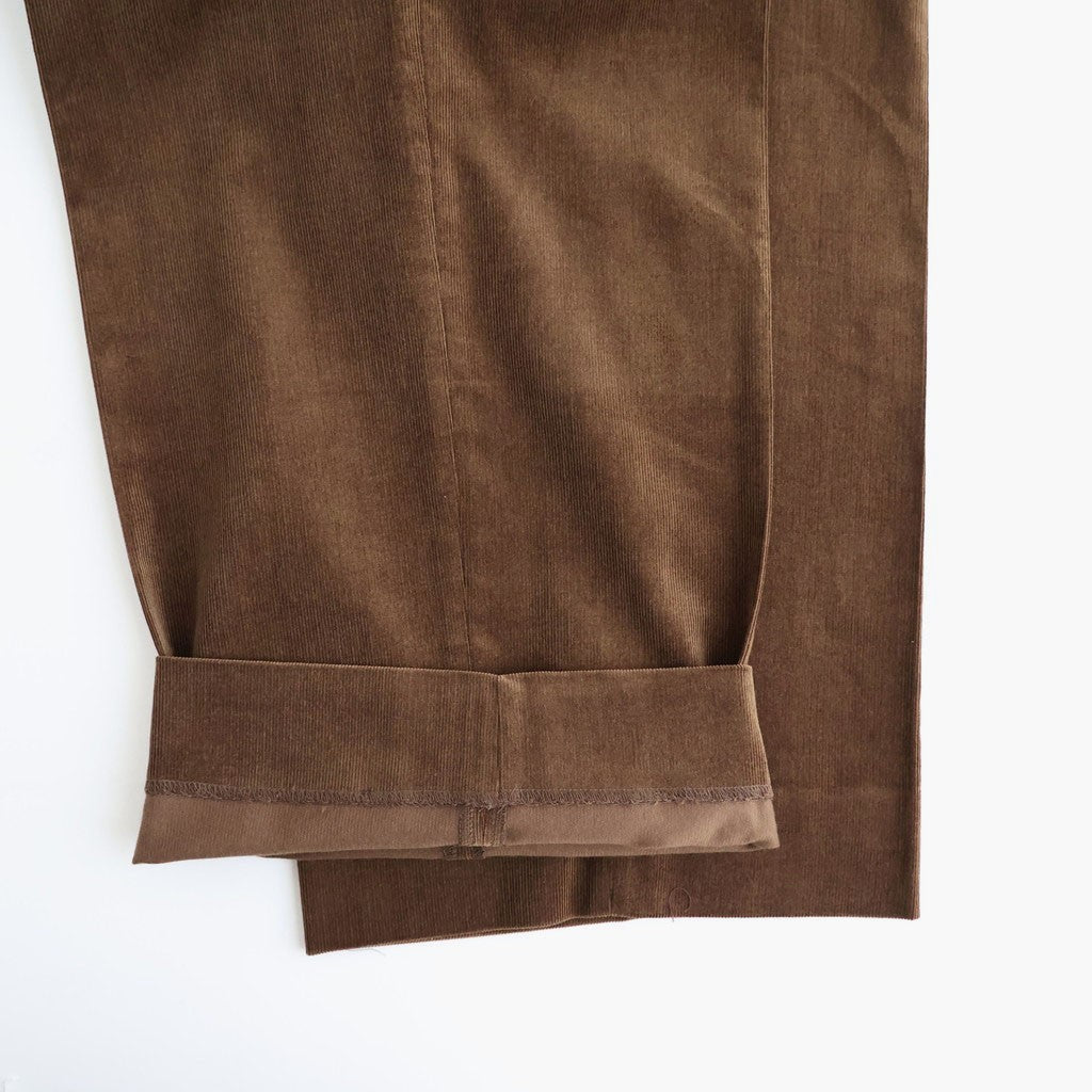 Finx Cotton Corduroy Wide Trousers #Lt. BROWN [NEP-AW2659 ]