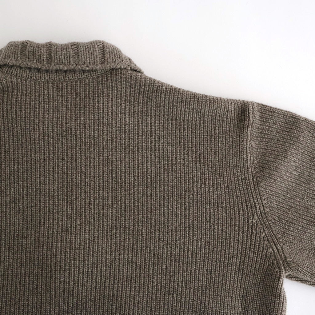 Yak×Ca/Wool Flight Jacket #Beige Mix [NEP-AW2517M]