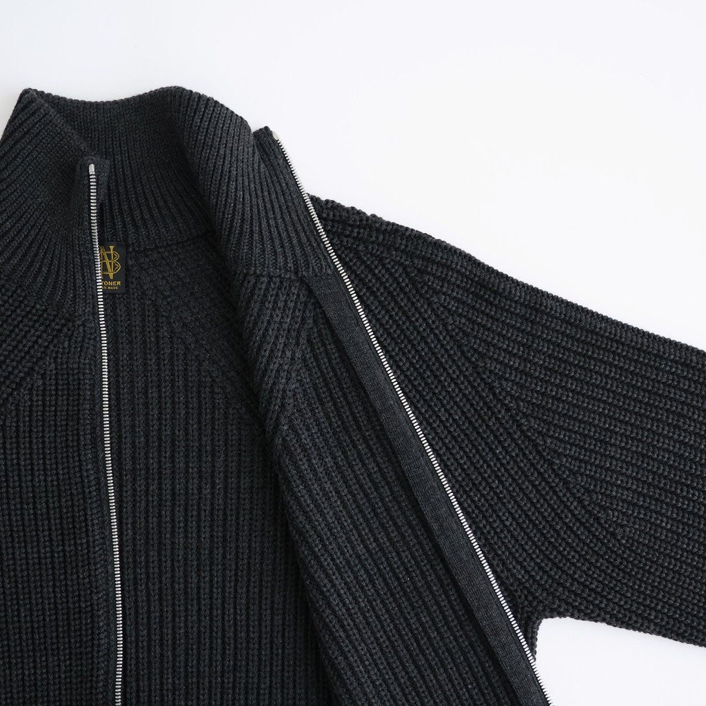 SIGNATURE DRIVERS KNIT #CHARCOAL [BN-26FM-049]