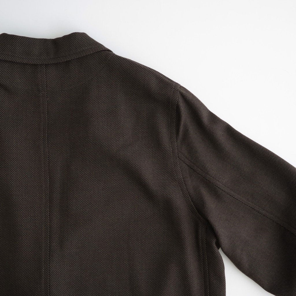 STROLL AROUND JACKET #BROWN BIRD’S-EYE [M26C10JK01C]