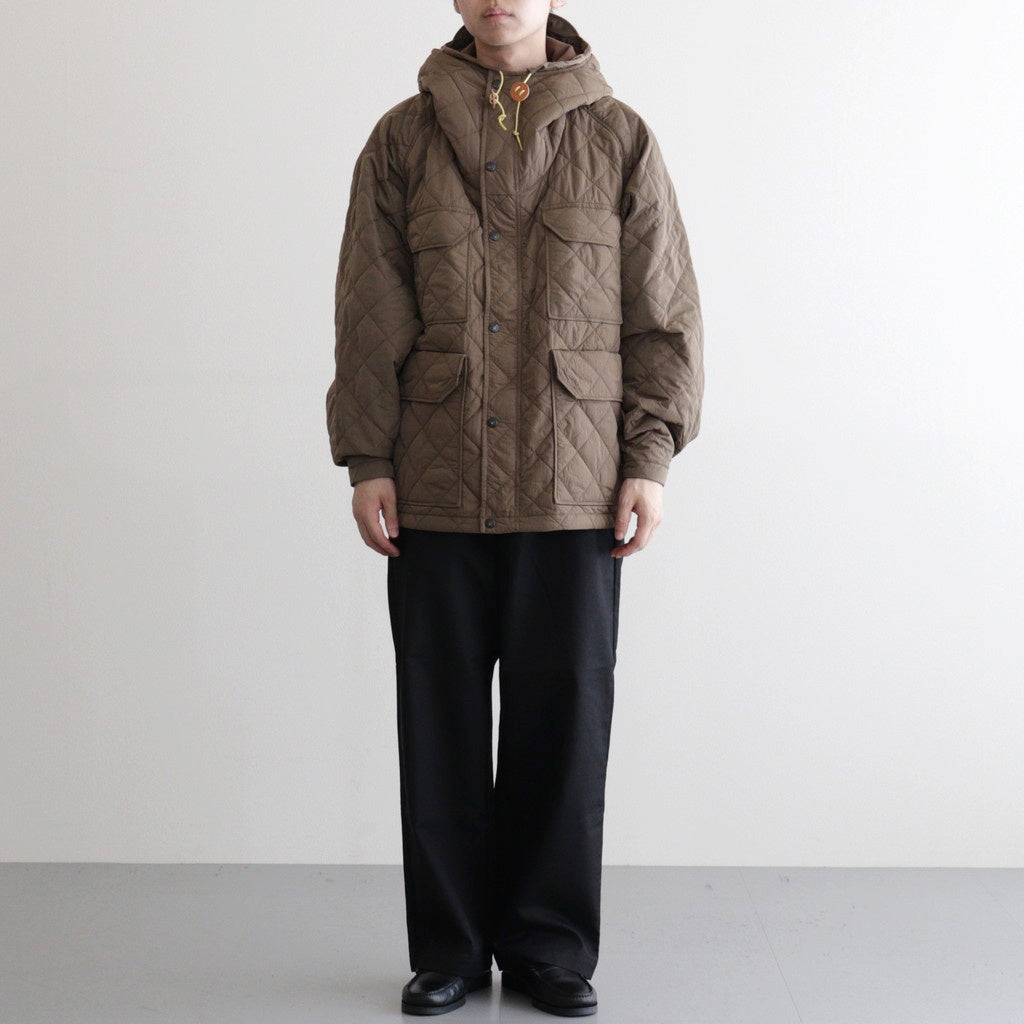Quilting Field Mountain Parka #Brown [N25FA087] – Diffusion