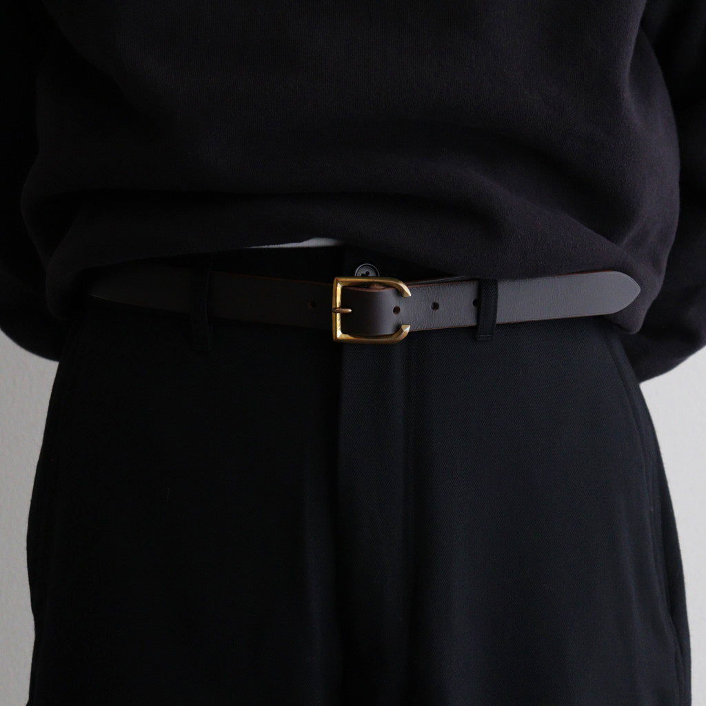 APROVEITER LEATHER BELT #BROWN
