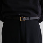APROVEITER LEATHER BELT #BROWN